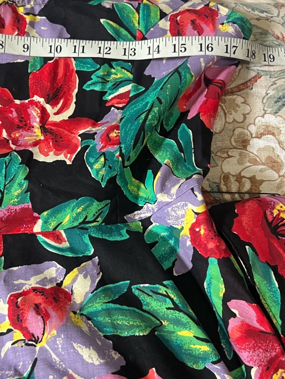 VTG,DBA LA Fit/Flare Dress Bold Print Tulle Belted Rockabilly Party,EUC, Size S - Picture 9 of 12